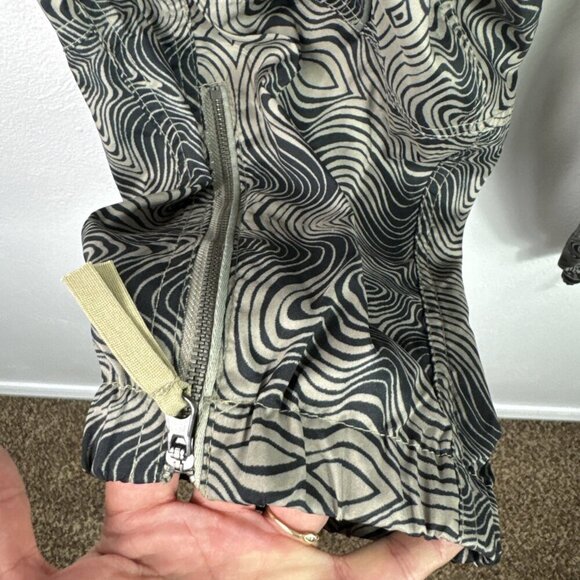 Free People FP Movement Women's S Spring Trekker Cargo Pants Black Olive Swirl - Picture 4 of 16